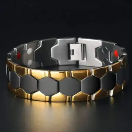 Titanium Double magnetic bracelet (TMB-24)